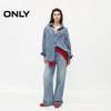 ONLY 2026 Spring Relaxed Drop-Shoulder Denim Shirt for Women