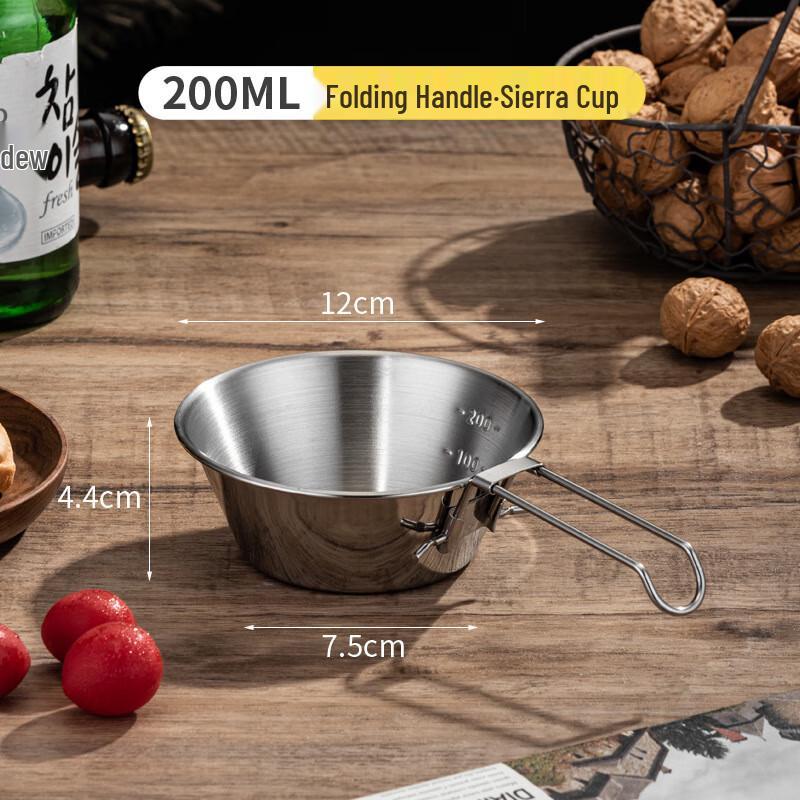 304 Stainless Steel Folding Camping Sierra Bowl Set