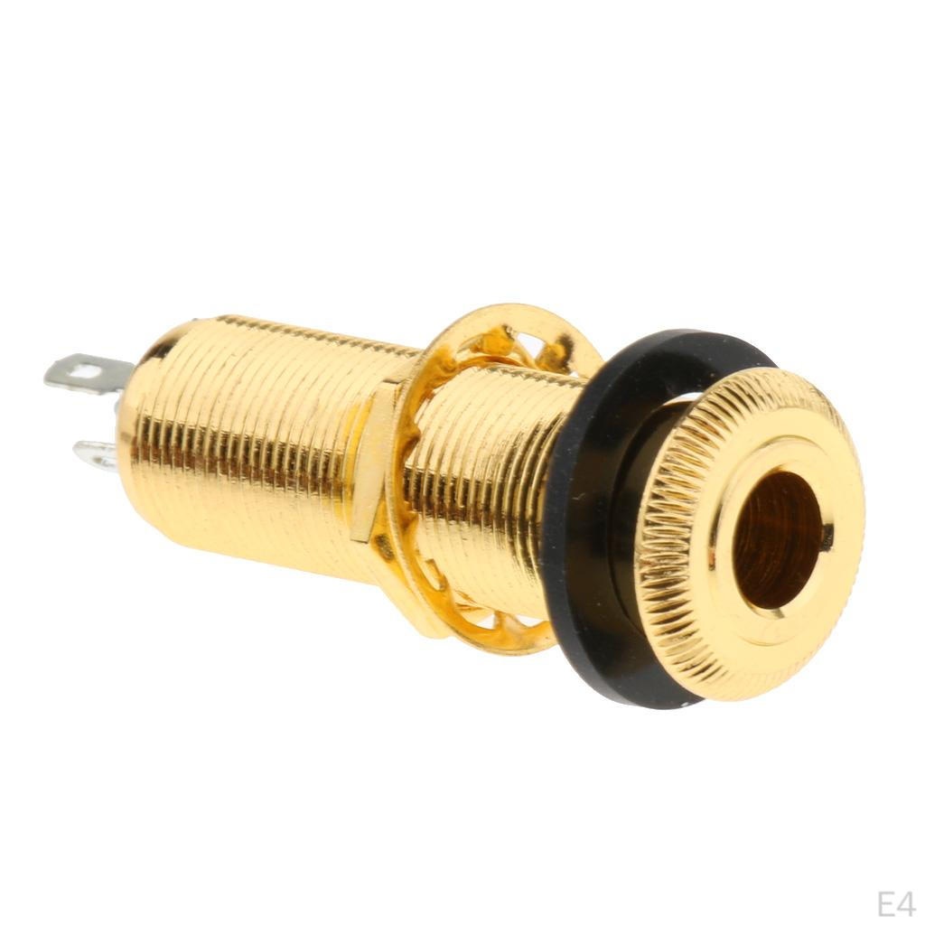 6. Electric Guitar Bass Pickup Plug Socket Short Terminal for Musical