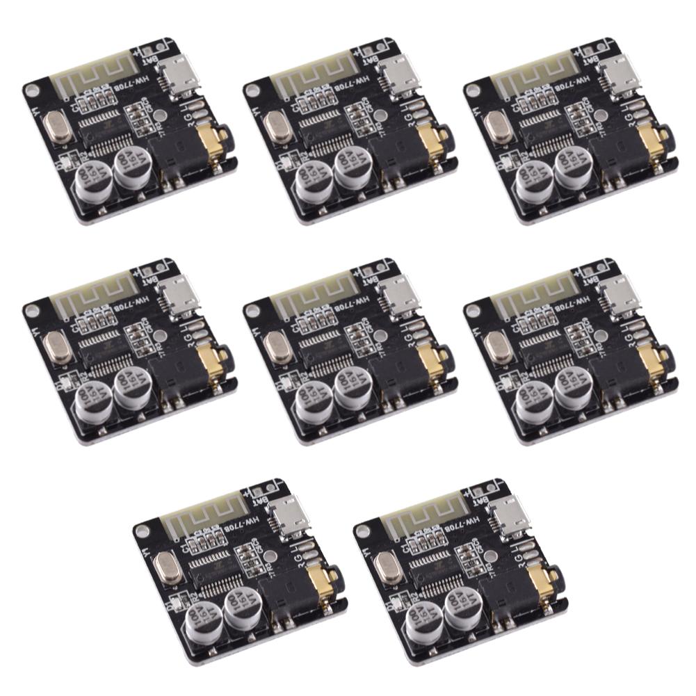 Audio Receiver Board Bluetooth-Compatible 4.1/5.0 2 Channels Wireless Stereo Music Module 3.5mm Audio Aux Micro USB 5V Powered