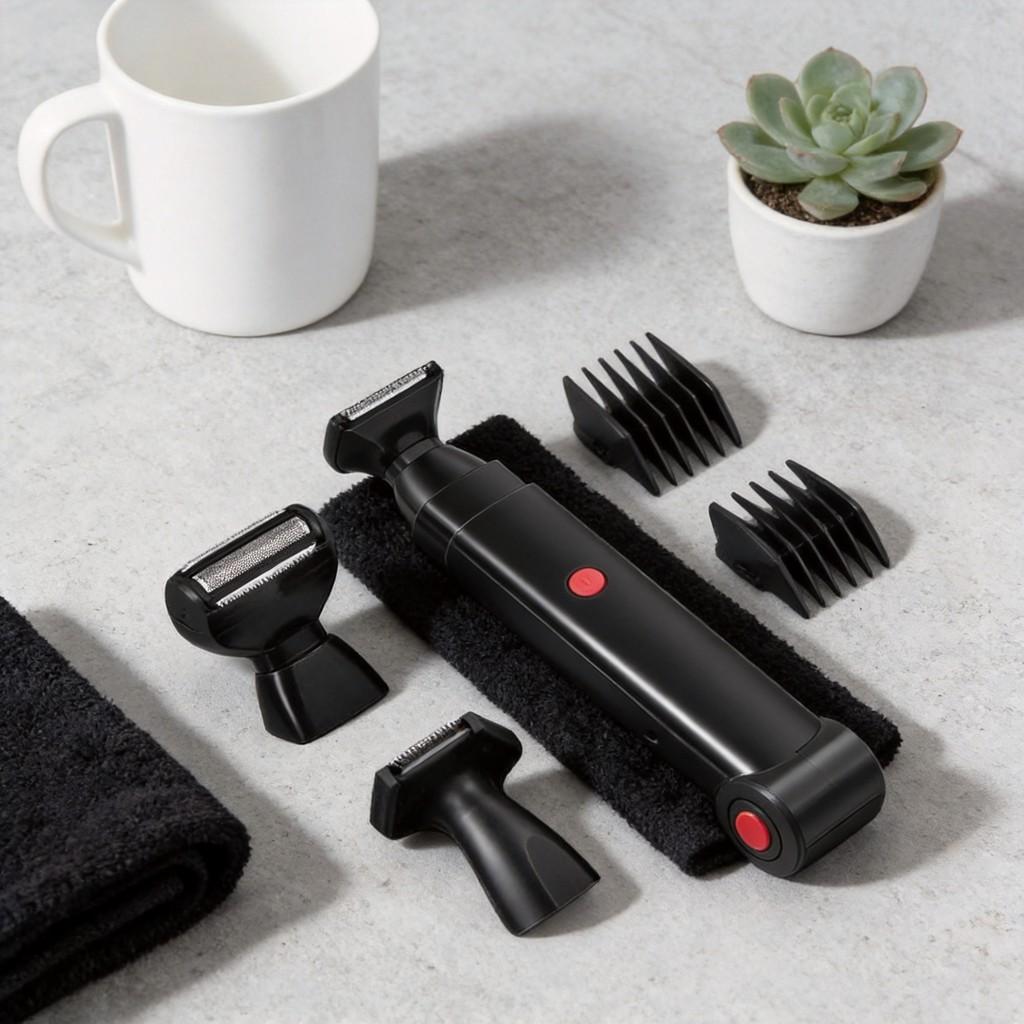 Electric Shaver Back Hair Trimmer With Usb Rechargeable Full Body Hair Removal Device For Men