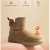 New Winter Women's Boots High-top Snow Boots Thickened Plush Warm Simple And Versatile Comfortable Outdoor Non-Slip Cotton Shoes