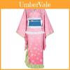 Demon Slayer Kanroji Mitsuri Cosplay Costume With Polyester Fabric For Anime Role Play