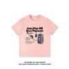 Unisex American Retro Plus Size Cotton Drop Shoulder Tee - Loose Fit for Men, Women & Fat Girls