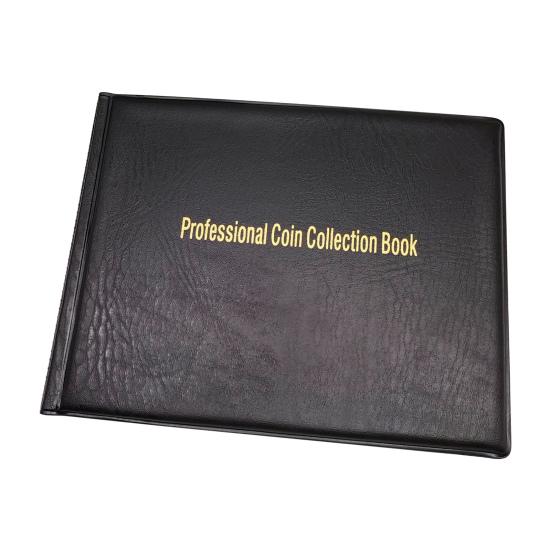 

Книга для хранения монет, красивые прозрачные легкие марки из ПВХ, держатель для старых коллекций, офисные принадлежности чёрный