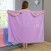100x130CM Highly Absorbent Ultra-Soft Women Bathrobe Wearable Bath Towel Quick Dry Absorb Water Bath Towel Bathrooom Accessories