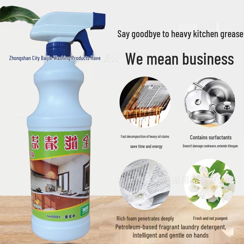 Multi-purpose Cleaner: Heavy-Duty Kitchen Oil Stain Remover