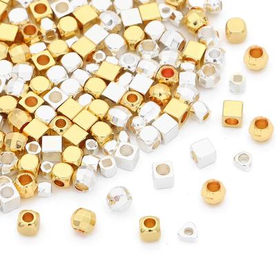 10Pcs Copper Spacer Irregular Shape Beads Charm for DIY Necklace Bracelet Jewelry Craft Making