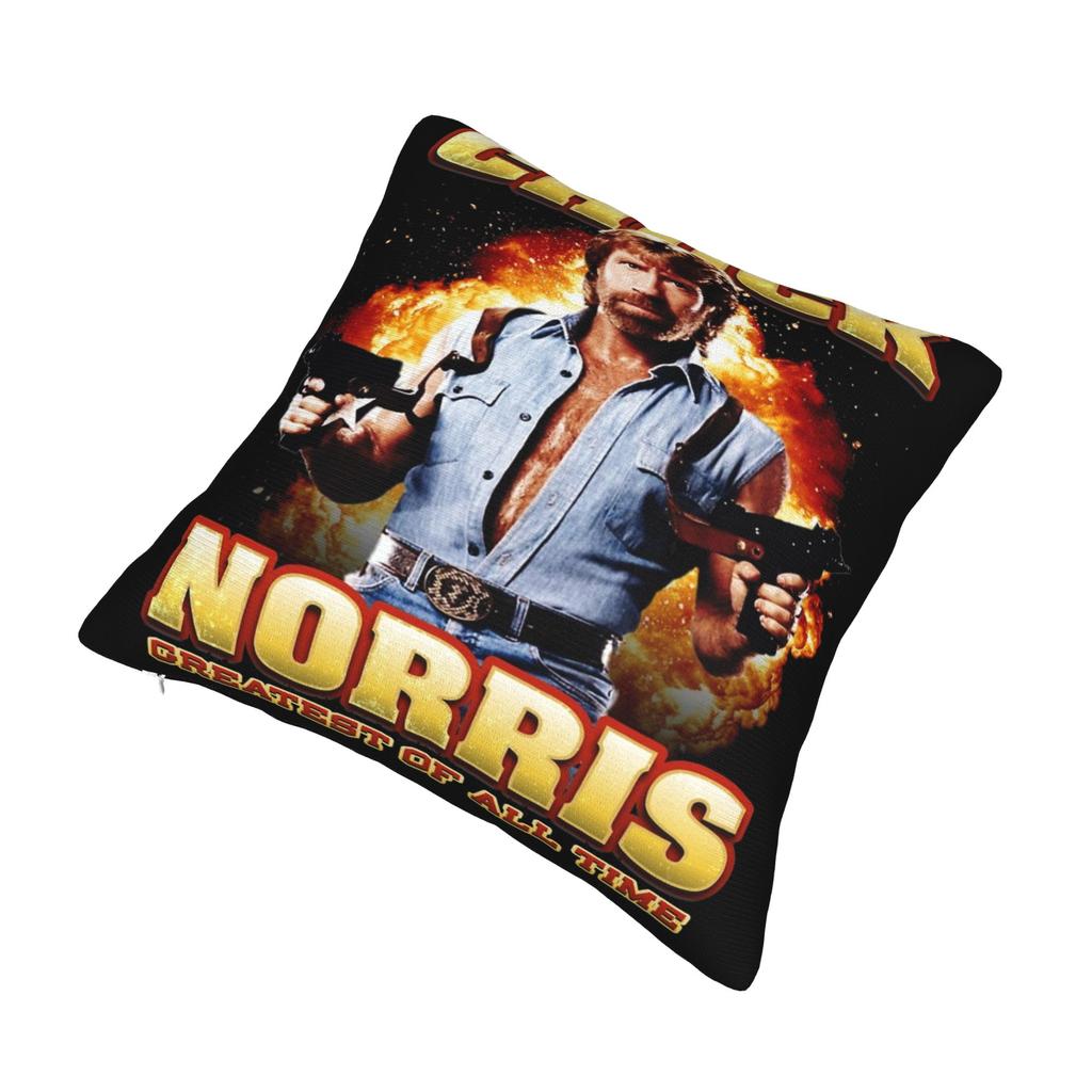 RIP Chuck Norris Never Dies  Pillowcases Merch Printing Cushion Cover Decor  Pillow Case Cover Home Multi-Size