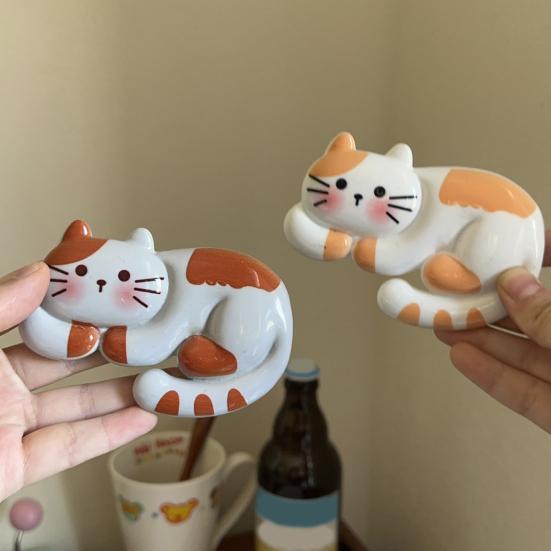 Cartoon Dog Resin Refrigerator Magnet DIY Cat 3D Kitten Puppy Magnetic