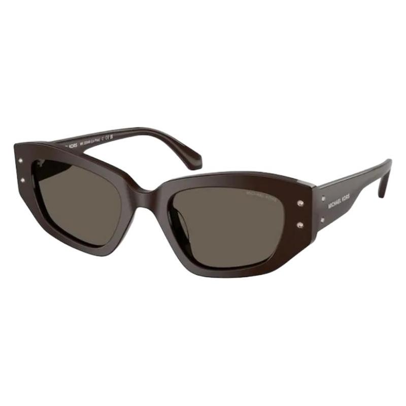 MICHAEL KORS Modern Design Acetate Irregular Sunglasses Women s Brown
