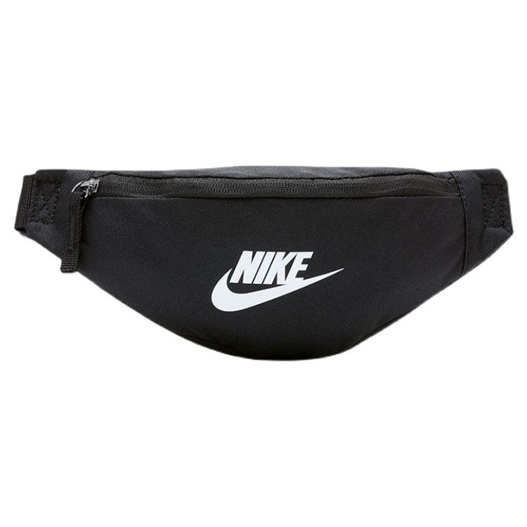 Nike Minimalist Sports Casual Classic Large Logo Waist Bag Small Unisex Waist Bag Black DB0488-010 Black