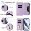 Applicable Google pixel 9A leather case Sony Xperia 1 VII butterfly love flower zipper wallet diagonal span case