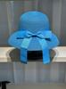 French Hepburn bow ribbon sun hat women's straw hat beach hat women's big brim hat sun hat beach fedora vacation travel sun hat