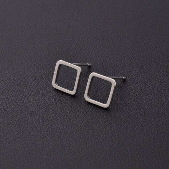 

Модные геометрические серьги: Квадрат, Круг, Треугольник Дизайны