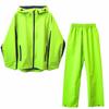 Stretch Rain Top and Bottom Lime [Prono] Suit, Set, PR-2317, Breathable, Waterproof, Men's Raincoat, Rainwear, Anti-Breathable (M, Green)
