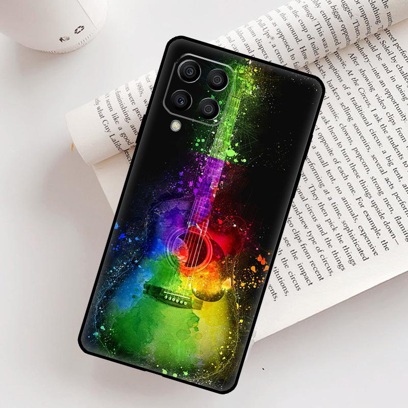 

Rock Music Instrument Guitar Case For Samsung Galaxy M52 M06 M16 M36 M56 M33 M15 M55 M31 M13 M12 M14 M53 M32 M35 M34 M54 Samsung M30s