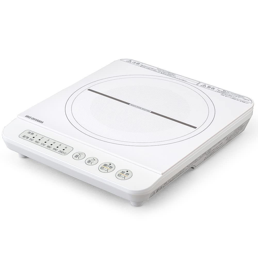 

Iris Ohyama IH Stove 1 Burner IH Cooking Heater 1400W White IHK-T35-W білий