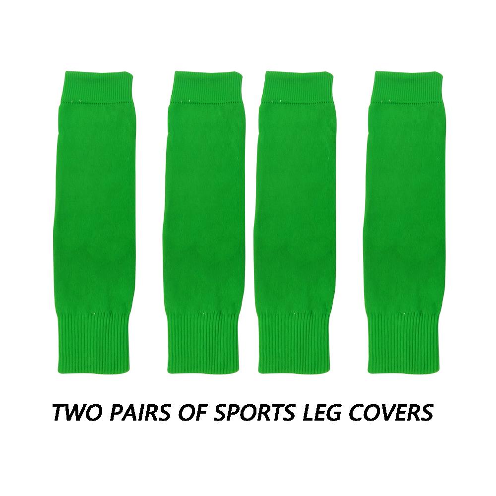 2Pair Breathable Legwarmers Knee Protector Sports Leg Sleeves Soccer Child Adult Outdoor Protective Sleeves Support Guard Pads