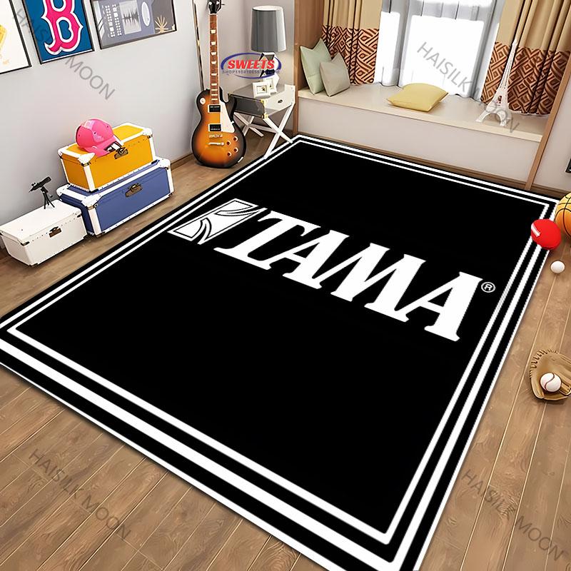 Mehrere Größen TT-TAMA Trommel Bedruckter Teppich Neuerscheinung! Teppich für Wohnzimmer Schlafzimmer, Büroflächen, Strapazierfähige Maschinenwaschbare Matte