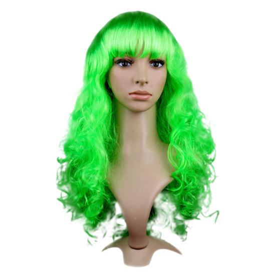 

Волнистые парики, модная внутренняя сетка, длинная универсальная омбре, подчеркивающая среднюю часть натуральных волос для салона зелёный