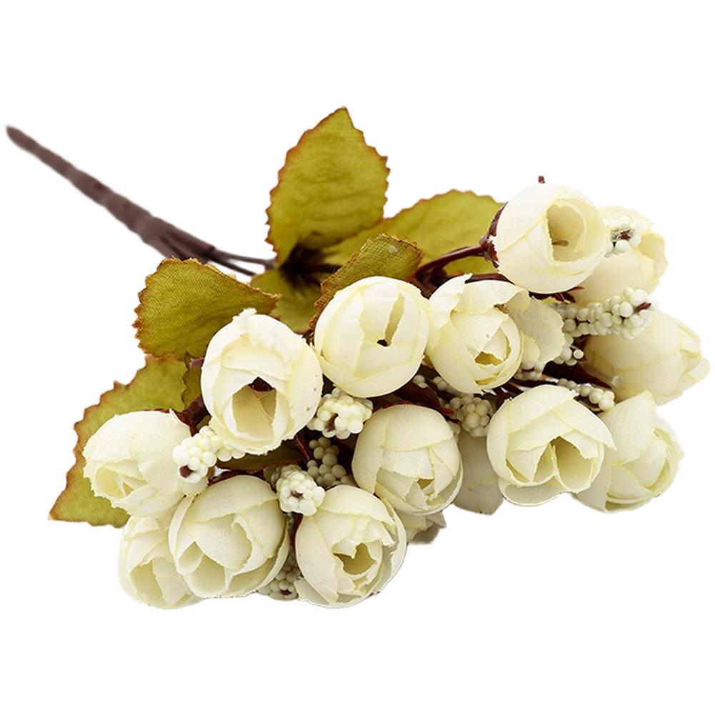 1 Stück 22 cm Künstliche Sternknospen Rosen Plastikblumen für Hochzeit Heimdekoration Heimdekorationszubehör