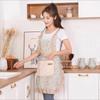 Oil-proof Princess Skirt Apron with Pockets Woman Apron Cooking Accessories Cotton Apron  Kitchen