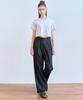 THEFRHT Two-Tuck Denim Wide Pants (Black)