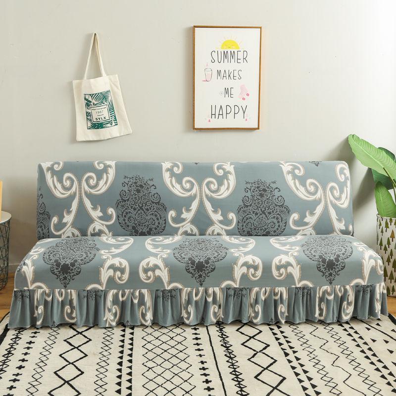 Armless Sofa Cover Stretchable Printed Folding Bed Tight Wrap Elastic Slipcover Couch At Affordable S Free Real Reviews With Photos Joom Armless Sofa Cover Stretchable, Throw Over Covers For Sofas
