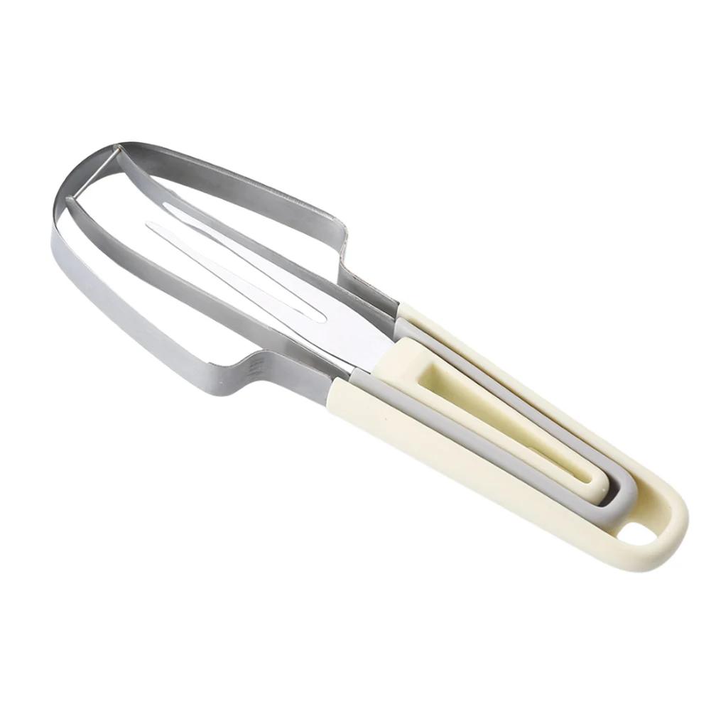 3-in-1 Watermelon Fork Slicer Cutter Melon Cutter Knife Stainless Steel Watermelon Cutter Slicer Tool Portable Kitchen Gadgets