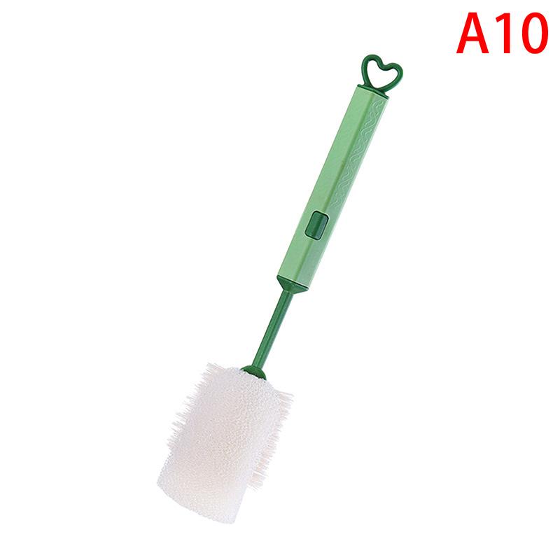 1 ks měkký štětec na hrnek s houbou Dlouhá rukojeť Štětec na láhve s houbou Nápojové sklenice na víno Skleněná lahev Skleněný kelímek Mytí Čištění kuchyně