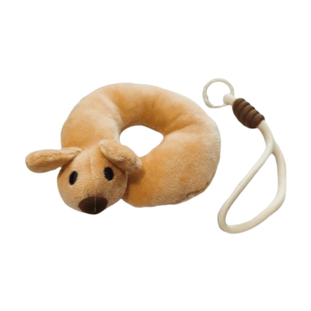 PP Cotton Puppy Plush Keychain Cartoon Puppy Plush Pendant Dachshund Plush Doll Hanging Ornaments