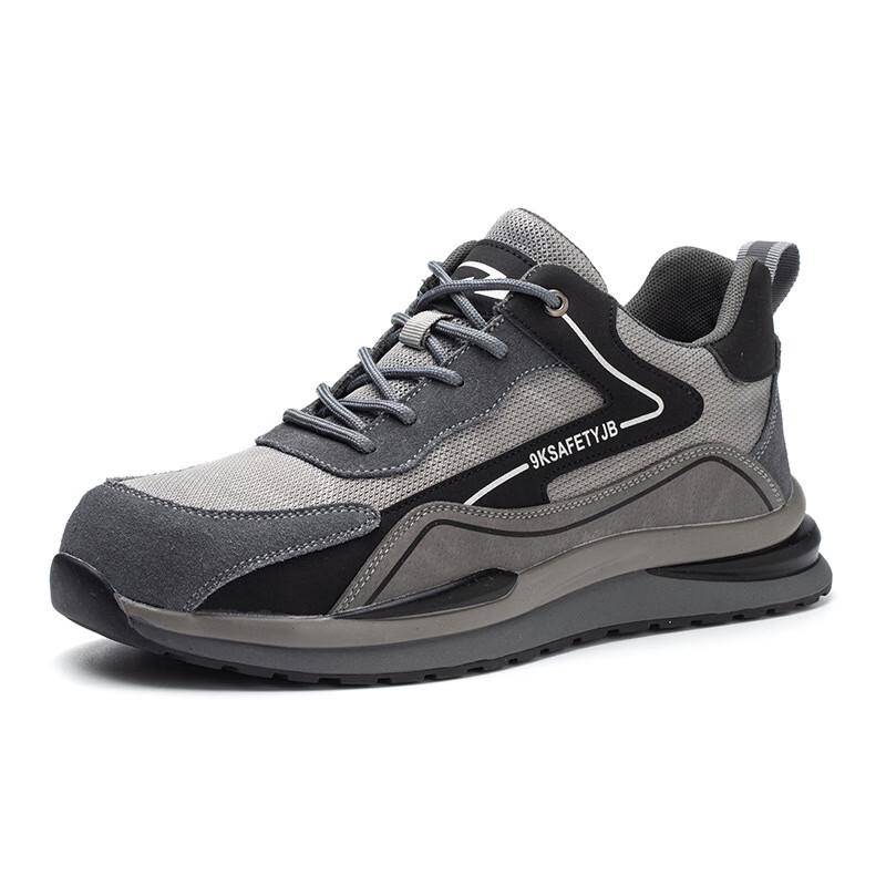 Ruima Men s Lightweight Breathable Steel Toe Work Safety Shoes 39