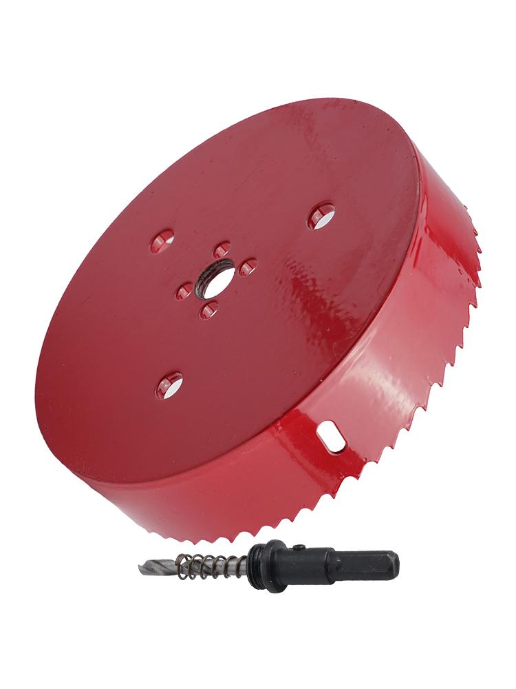 Vrták Plastové Červené Elektrické vrtáky Robustní tepelně zpracované Adaptér vrtáků se šestihrannou stopkou M Bi Metal Bi Metal Saw