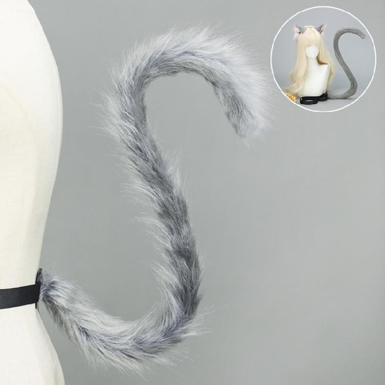 Halloween Cosplay Accessory Headband Furry Tail Cats Costume for Women Masquerade Christmas Halloween Role Play