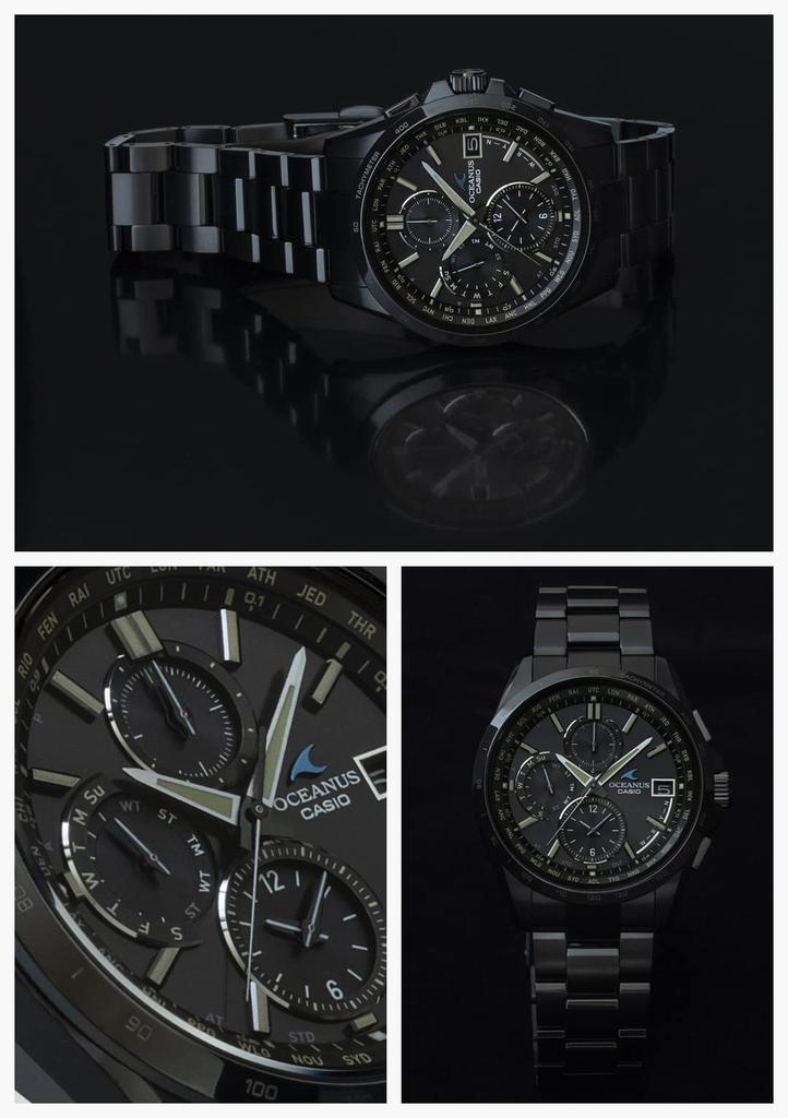 OCEANUS CLASSIC Line Radio Solar Black [Casio] OCW-T2600JB-1AJF Men's