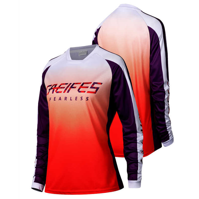 Cross-border Racing Suits, Motorcycle Suits, Downhill Suits, Tops, Casual Sports Retro Women's T-shirts, Running and Cycling, Sun Protection