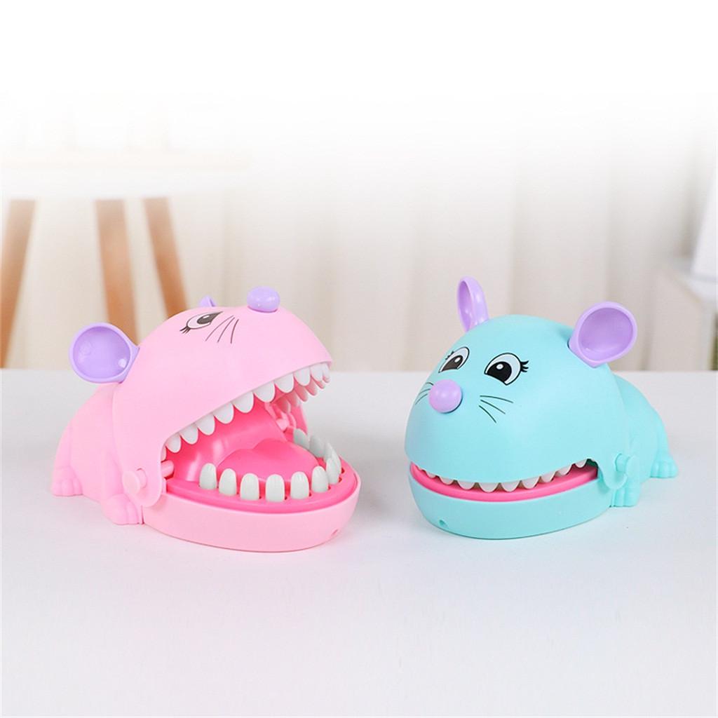 Funny Mouse Mouth Biting Finger Game Trick Prank Prop Kids Interactive Toy