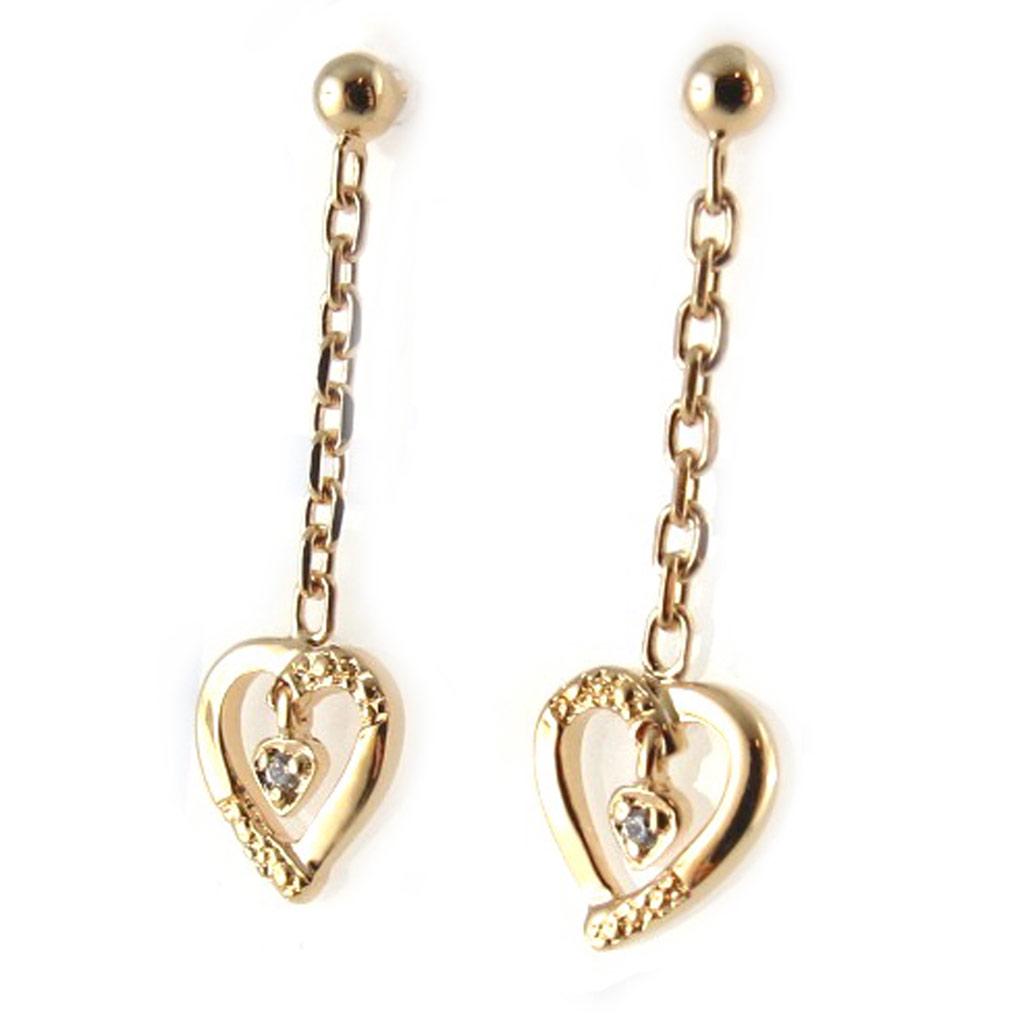 Altesse [L1767] - Gold Plated 'Love' Earrings