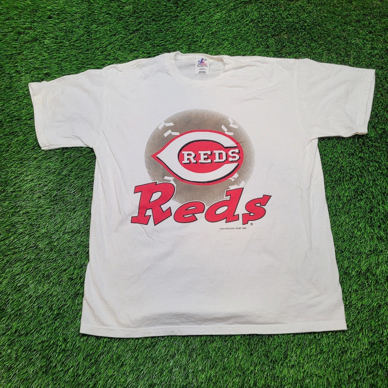

VTG 1999 Cincinnati Reds T-Shirt Logo Athletic Mens L Y2K 90s XL