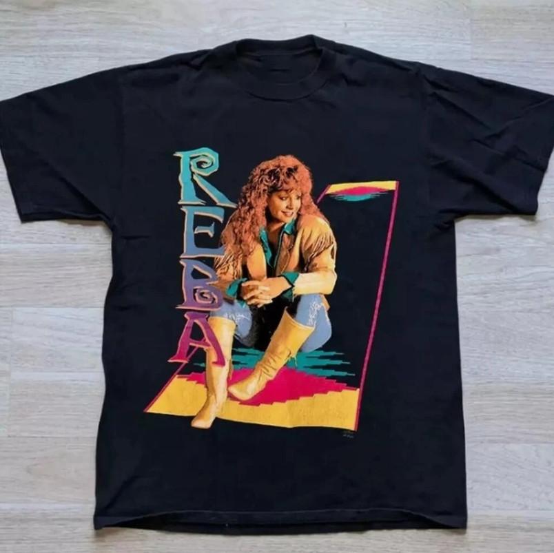 Reba Mcentire T-Shirt, Rebe Mcentire Portrait Vintage T-Shirt 2XL