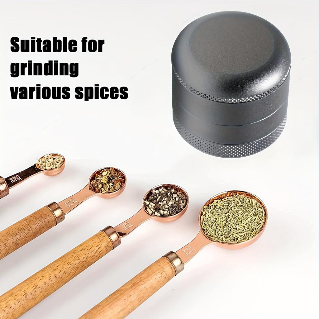 1pc Manual 2.5-inch Four Layer Grinder for Kitchen Spice Grinding,the Best Gift for a Father, Wife, or Husband