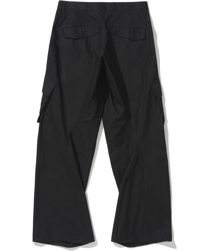 NOT4NERD Ripstop Flare Fit Cargo Pants - Black
