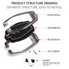 Zinc Alloy Car Key Case Cover Shell Fob Key Bag for Geely Okavango Coolray Atlas Monjaro Tugella Emgrand GT S Proton X50 X70