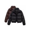 Solid Color Kendall Women's Autumn & Winter Thickened Warm Zipper Coat