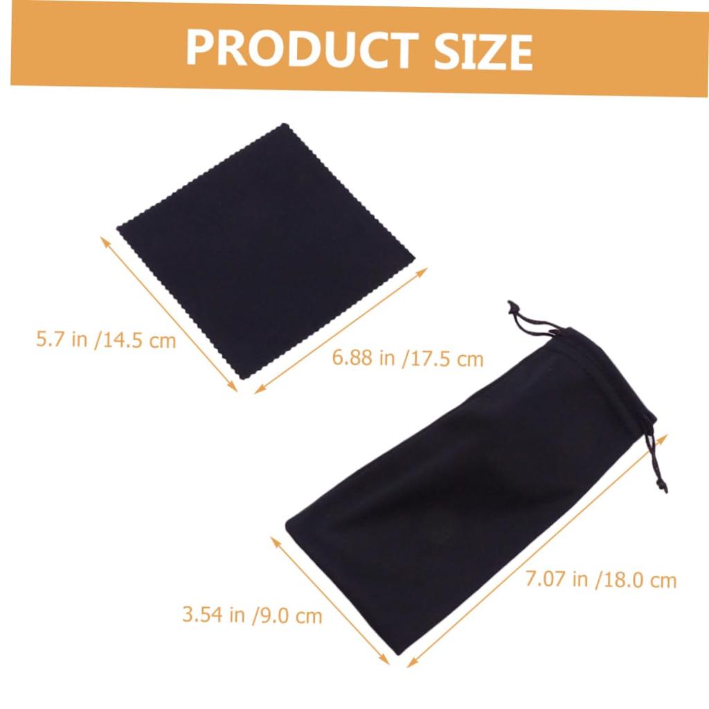 Brillenetui Stilvoll Weich mit Kordelzug für Einfach für Kleine Sonnenbrillen und Lesebrillen 20er-Pack Beutel, Design, Material, Aufbewahrung,