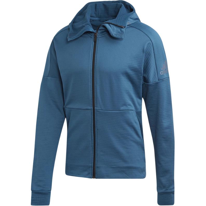 

Adidas Спортивная повседневная куртка с капюшоном и длинным рукавом, мужская куртка темно-синего цвета EB7629 S