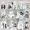 10/30/70pcs Anime Frieren: Beyond Journey's End Stickers Black White Cartoon Decal DIY Guitar Fridge Luggage Fern Himmel Sticker