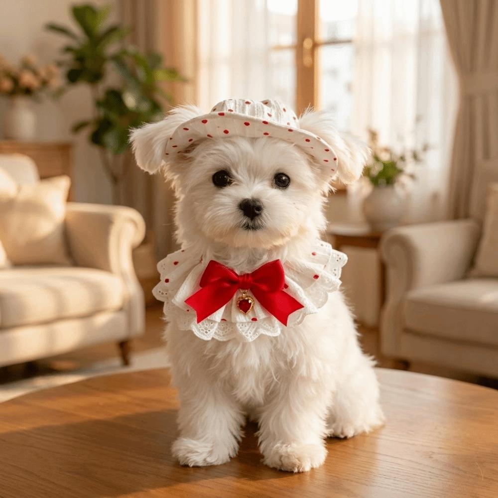 Breathable Pet Fisherman Hat Thin Cotton Dog Sunscreen Hat Cute Pet Sun Hat  Summer Season