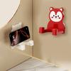 Cartoon Hair Dryer Holder Wall Bathroom Shelf Without Drilling Plastic Universal Hair Dryer Stand Toilet Blower Holder Shelf